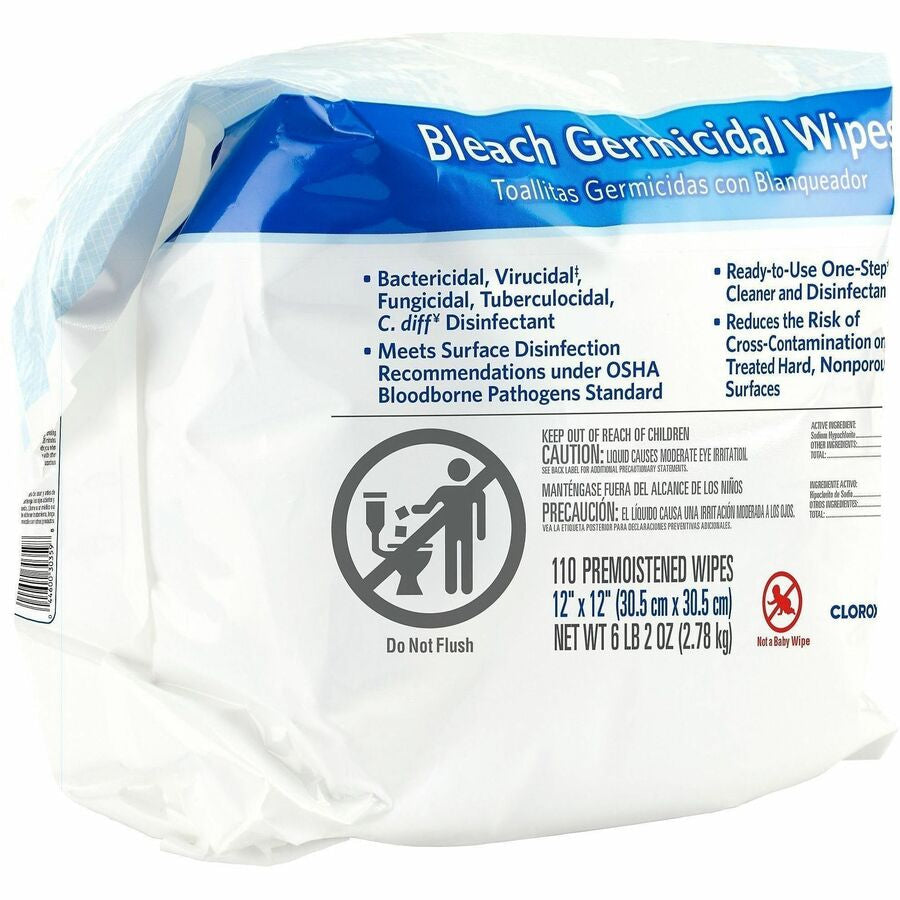 Clorox Healthcare Bleach Germicidal Wipes Refill - Alternate-Image1
