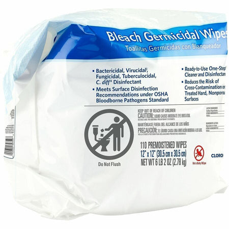 Clorox Healthcare Bleach Germicidal Wipes Refill - Alternate-Image1