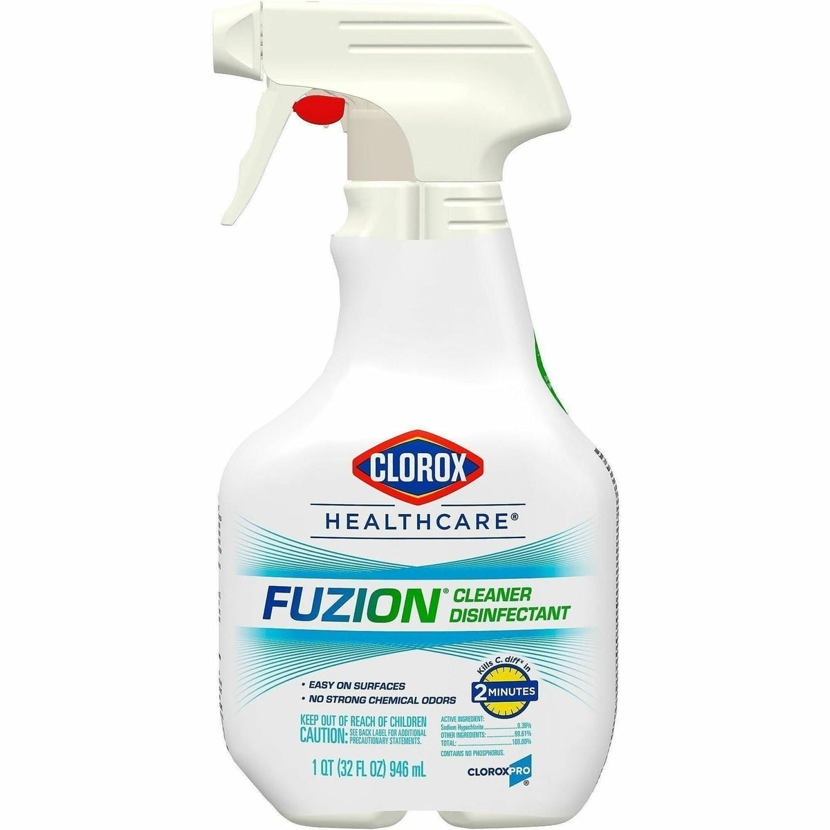 Clorox Healthcare Fuzion Cleaner Disinfectant Spray - 2000