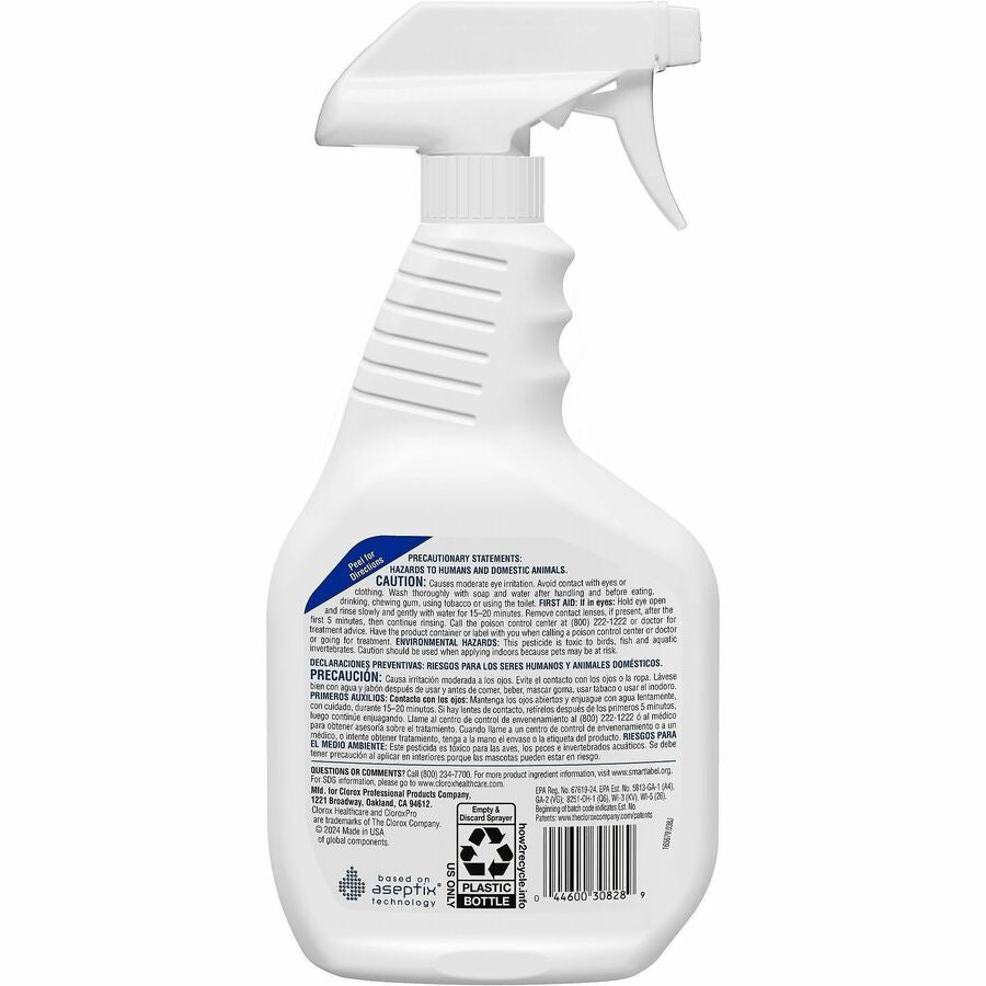 Clorox Healthcare Hydrogen Peroxide Cleaner Disinfectant Spray - Rear