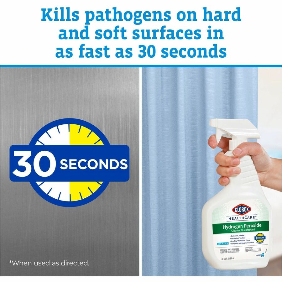 Clorox Healthcare Hydrogen Peroxide Cleaner Disinfectant Spray - Front