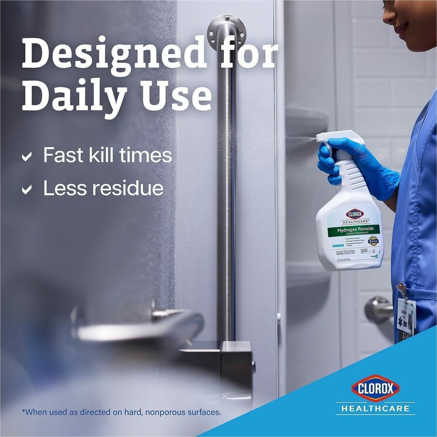 Clorox Healthcare Hydrogen Peroxide Cleaner Disinfectant Spray - Alternate-Image6