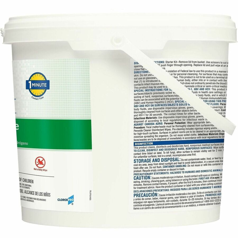 Clorox Healthcare Hydrogen Peroxide Cleaner Disinfectant Wipes - Alternate-Image12