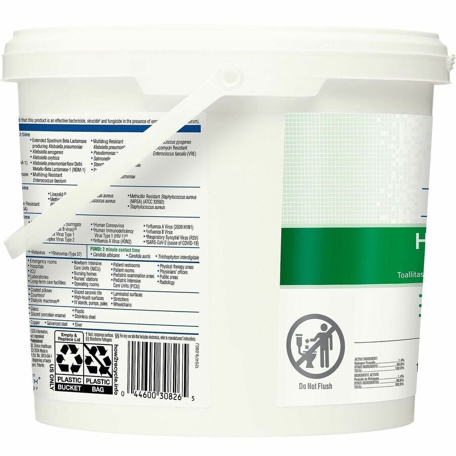 Clorox Healthcare Hydrogen Peroxide Cleaner Disinfectant Wipes - Alternate-Image11