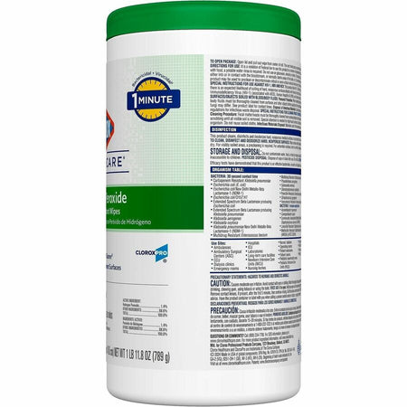 Clorox Healthcare Hydrogen Peroxide Cleaner Disinfectant Wipes - Alternate-Image13