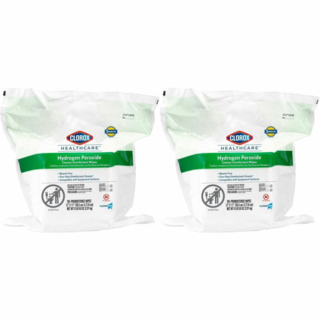 Clorox Healthcare Hydrogen Peroxide Cleaner Disinfectant Wipes - 200/Pallet - Cleaning