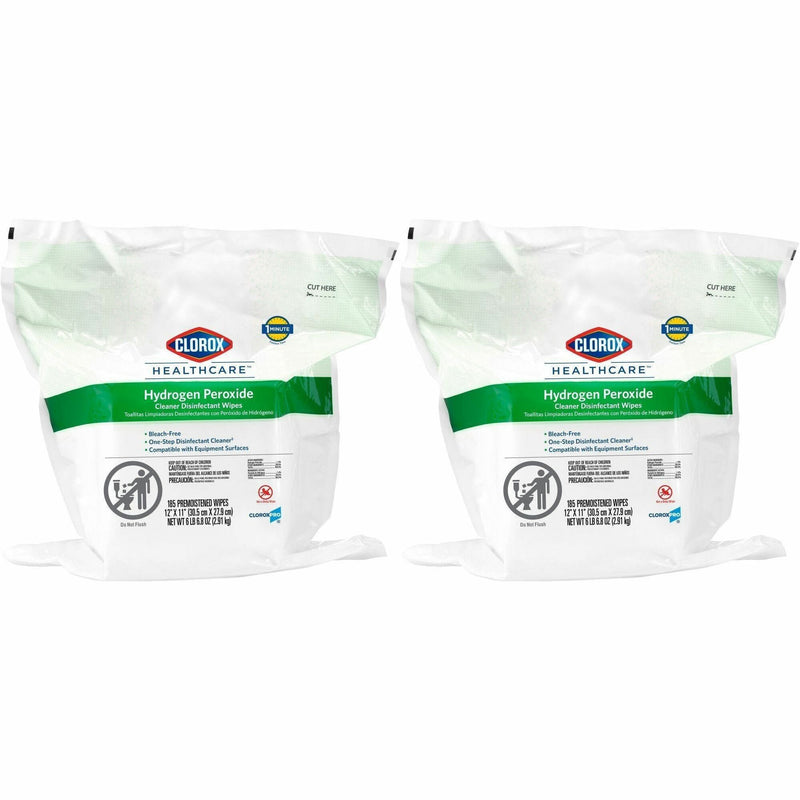 Clorox Healthcare Hydrogen Peroxide Cleaner Disinfectant Wipes - 200/Pallet - Cleaning