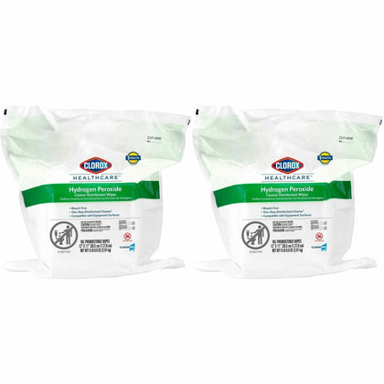 Clorox Healthcare Hydrogen Peroxide Cleaner Disinfectant Wipes - 200/Pallet - Cleaning