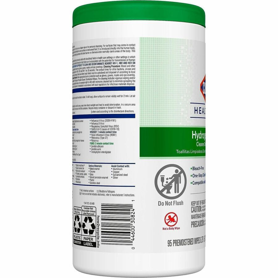 Clorox Healthcare Hydrogen Peroxide Cleaner Disinfectant Wipes - Alternate-Image11