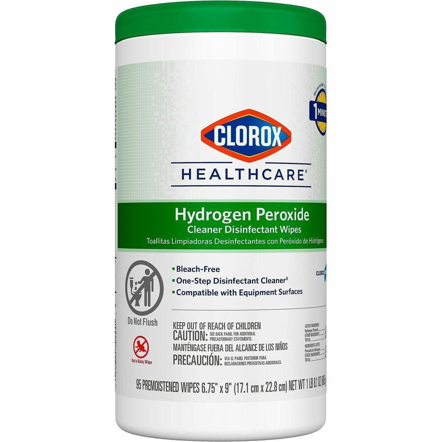 Clorox Healthcare Hydrogen Peroxide Cleaner Disinfectant Wipes - Front