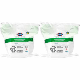 Clorox Healthcare Hydrogen Peroxide Cleaner Disinfectant Wipes - 185/Pack - Bundle of 100 - Cleaning