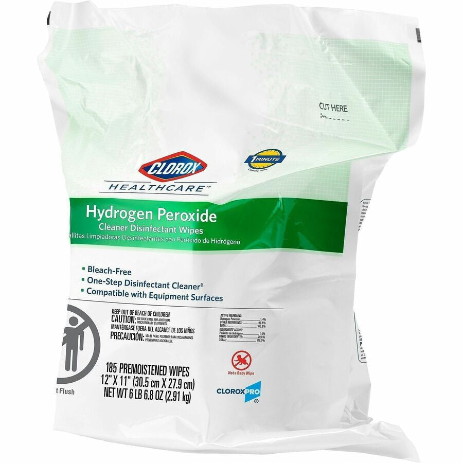 Clorox Healthcare Hydrogen Peroxide Cleaner Disinfectant Wipes Bucket Refill - Alternate-Image10