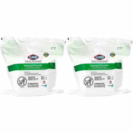 Clorox Healthcare Hydrogen Peroxide Cleaner Disinfectant Wipes Bucket Refill - 2000