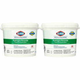 Clorox Healthcare Hydrogen Peroxide Disinfectant Wipes - Antibacterial Cleaning Solution