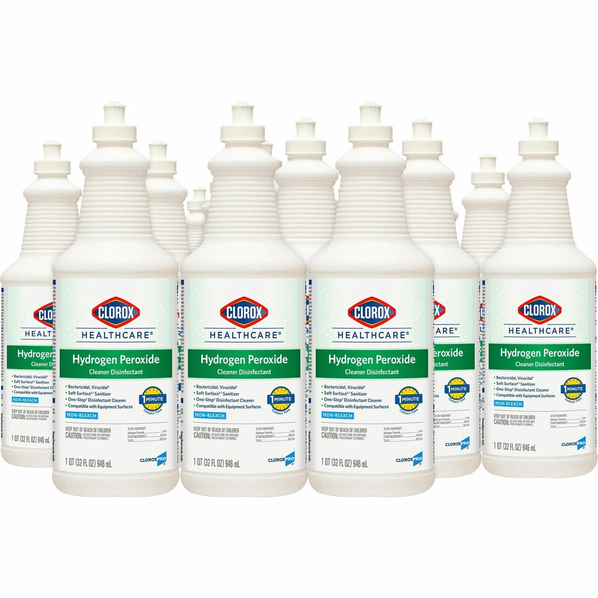 Clorox Healthcare Pull-Top Hydrogen Peroxide Cleaner Disinfectant - 2000
