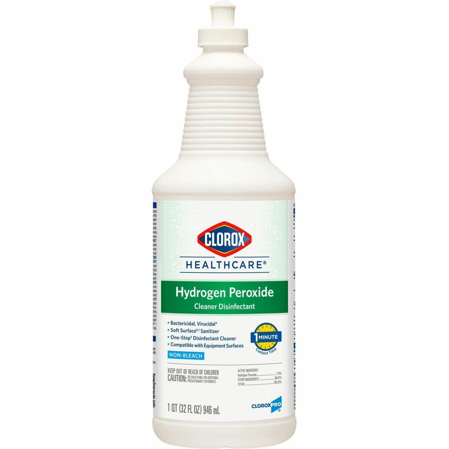 Clorox Healthcare Pull-Top Hydrogen Peroxide Cleaner Disinfectant - Front