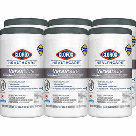 Clorox Healthcare VersaSure Disinfectant Wipes - Durable Alcohol-free Fragrance-free - 85 Wipes/Tub - 6 Carton