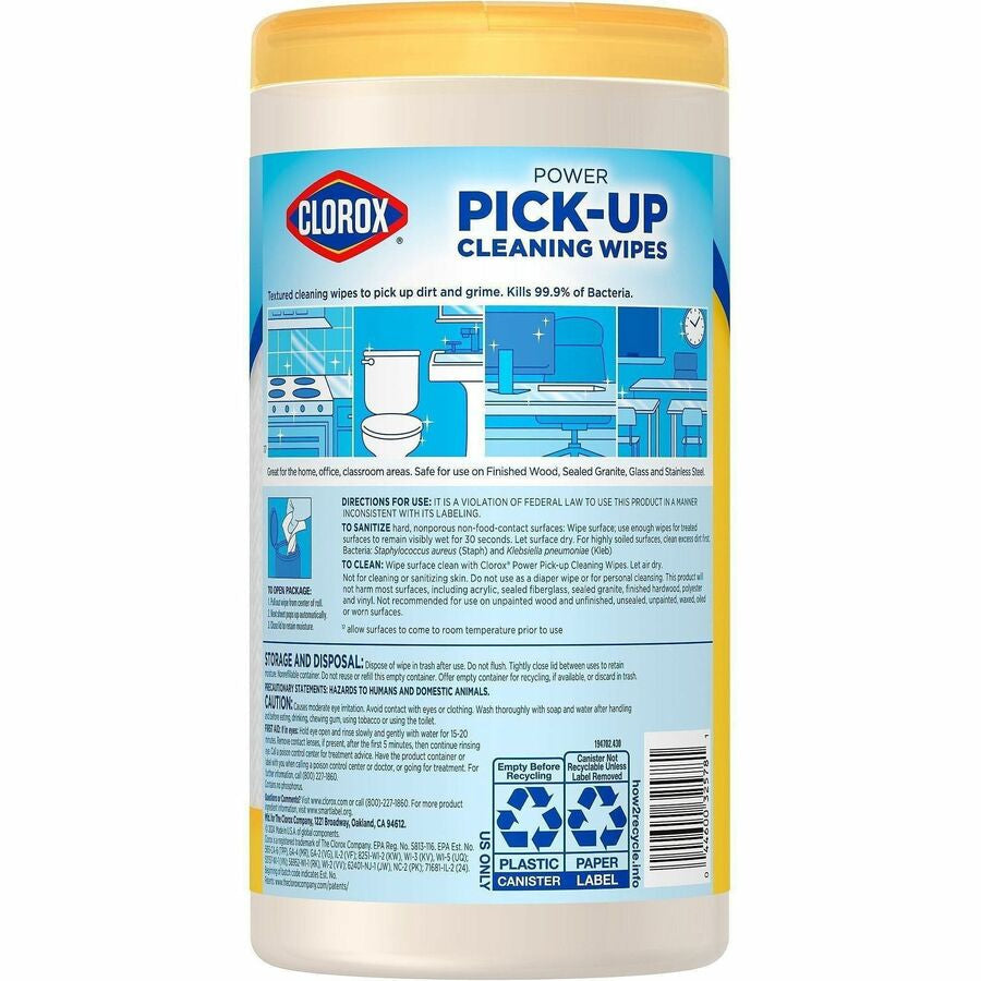 Clorox Power Pick-Up Cleaning Wipes - Alternate-Image2