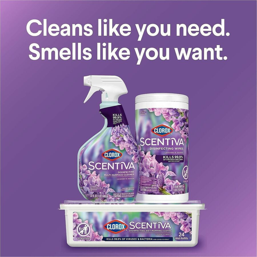 Clorox Scentiva Bleach-Free Cleaning Wipes - Alternate-Image9