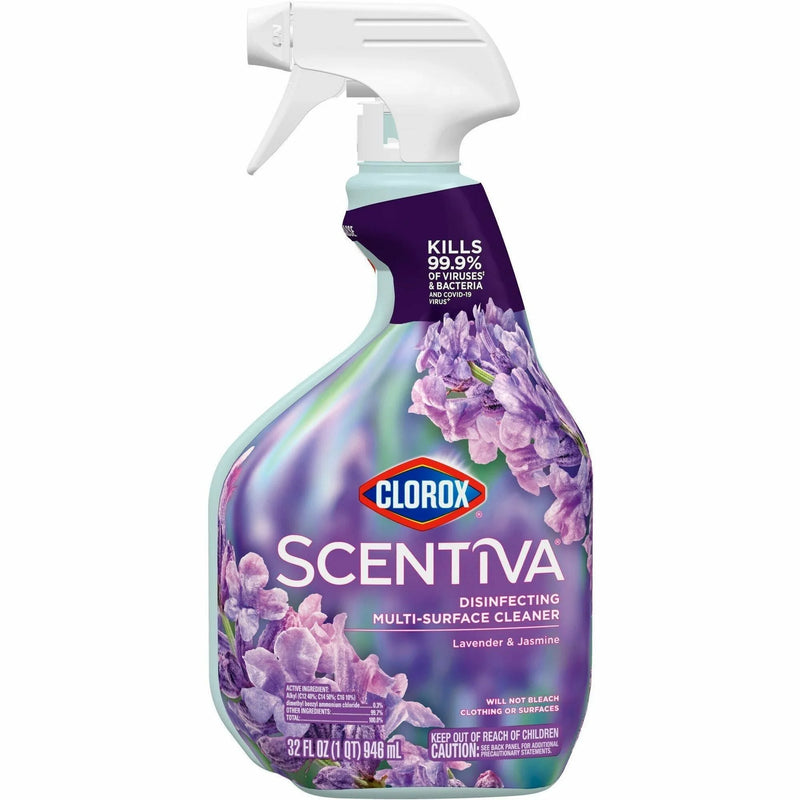 Clorox Scentiva Multi-Surface Cleaner: Lavender & Jasmine Scent 32 fl oz - Disinfectant Spray - Disinfectants