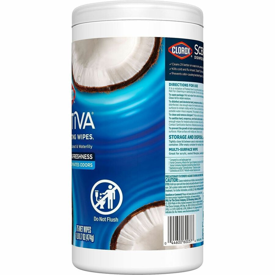 Clorox Scentiva Wipes, Bleach Free Cleaning Wipes - Alternate-Image12