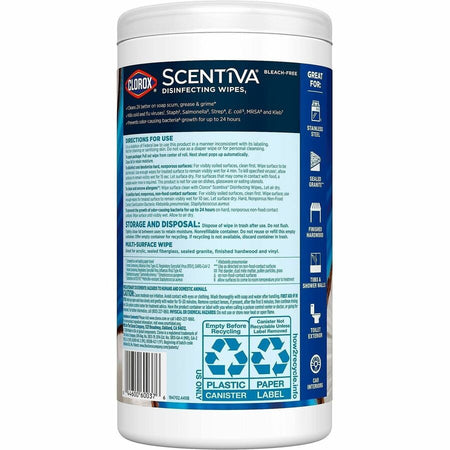 Clorox Scentiva Wipes, Bleach Free Cleaning Wipes - Alternate-Image2