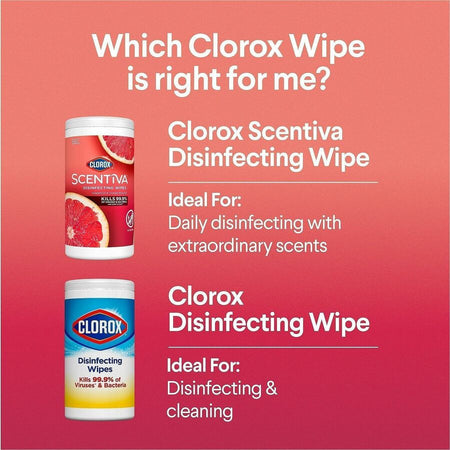 Clorox Scentiva Wipes, Bleach Free Cleaning Wipes - Alternate-Image10