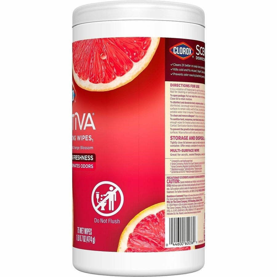 Clorox Scentiva Wipes, Bleach Free Cleaning Wipes - Alternate-Image14