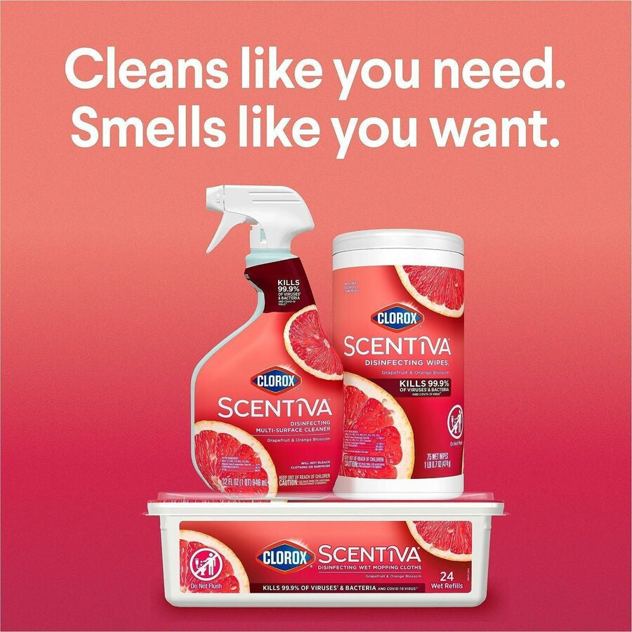 Clorox Scentiva Wipes, Bleach Free Cleaning Wipes - Alternate-Image9