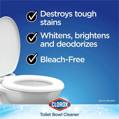 Clorox Toilet Bowl Cleaner Lime & Rust Destroyer - 720 Bottles/Pallet - Restroom Cleaners