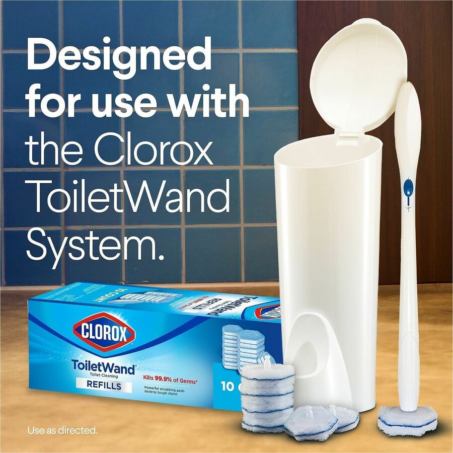 Clorox ToiletWand Toilet Cleaning and Disinfecting Scrubbing Pads Refills - Alternate-Image4