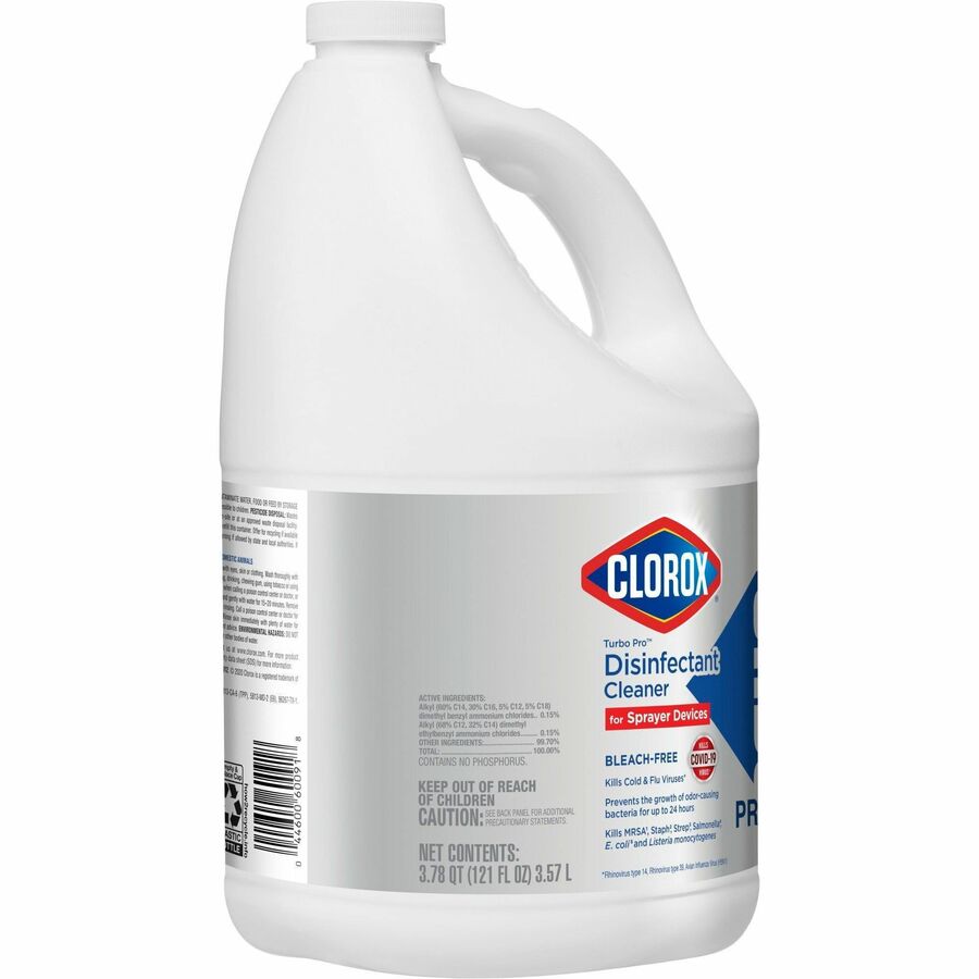 Clorox Turbo Pro Disinfectant Cleaner for Sprayer Devices - Left