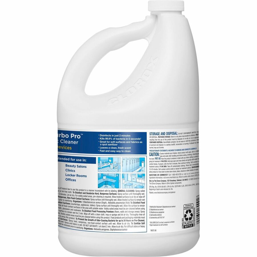 Clorox Turbo Pro Disinfectant Cleaner for Sprayer Devices - Right