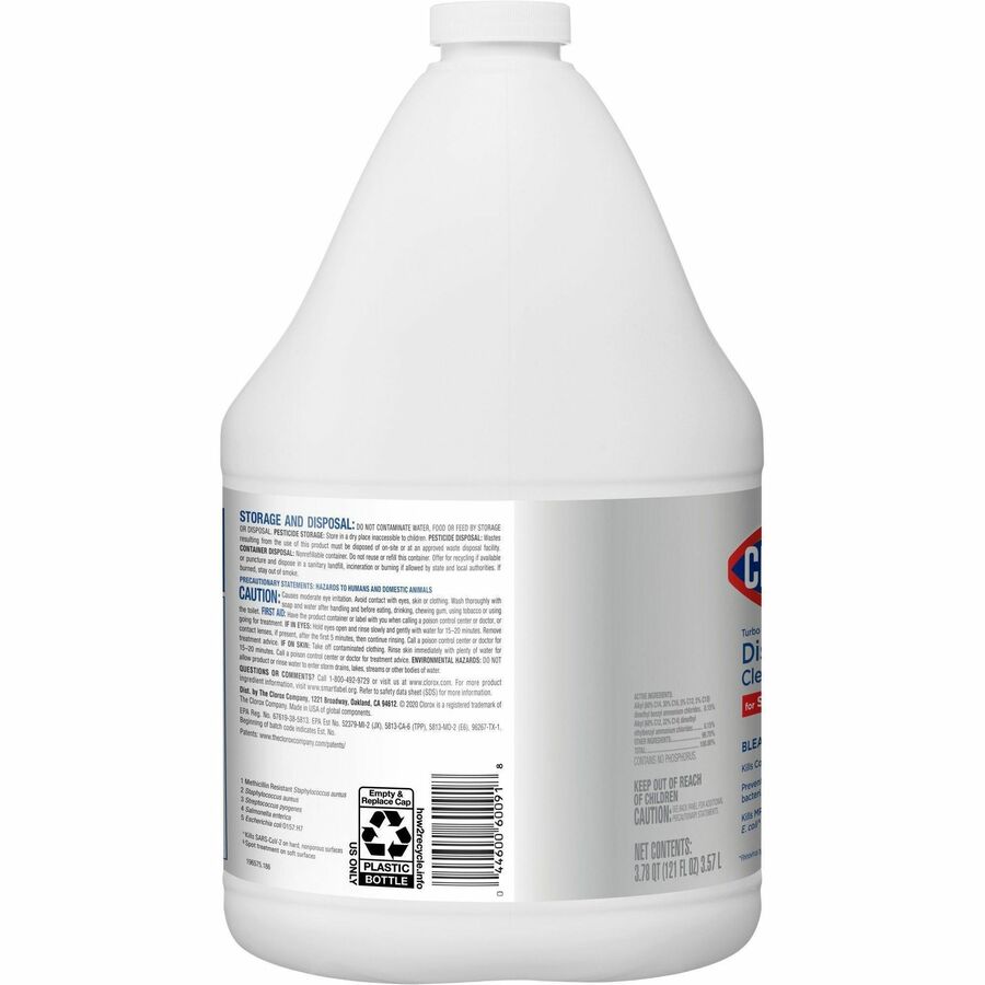 Clorox Turbo Pro Disinfectant Cleaner for Sprayer Devices - Rear