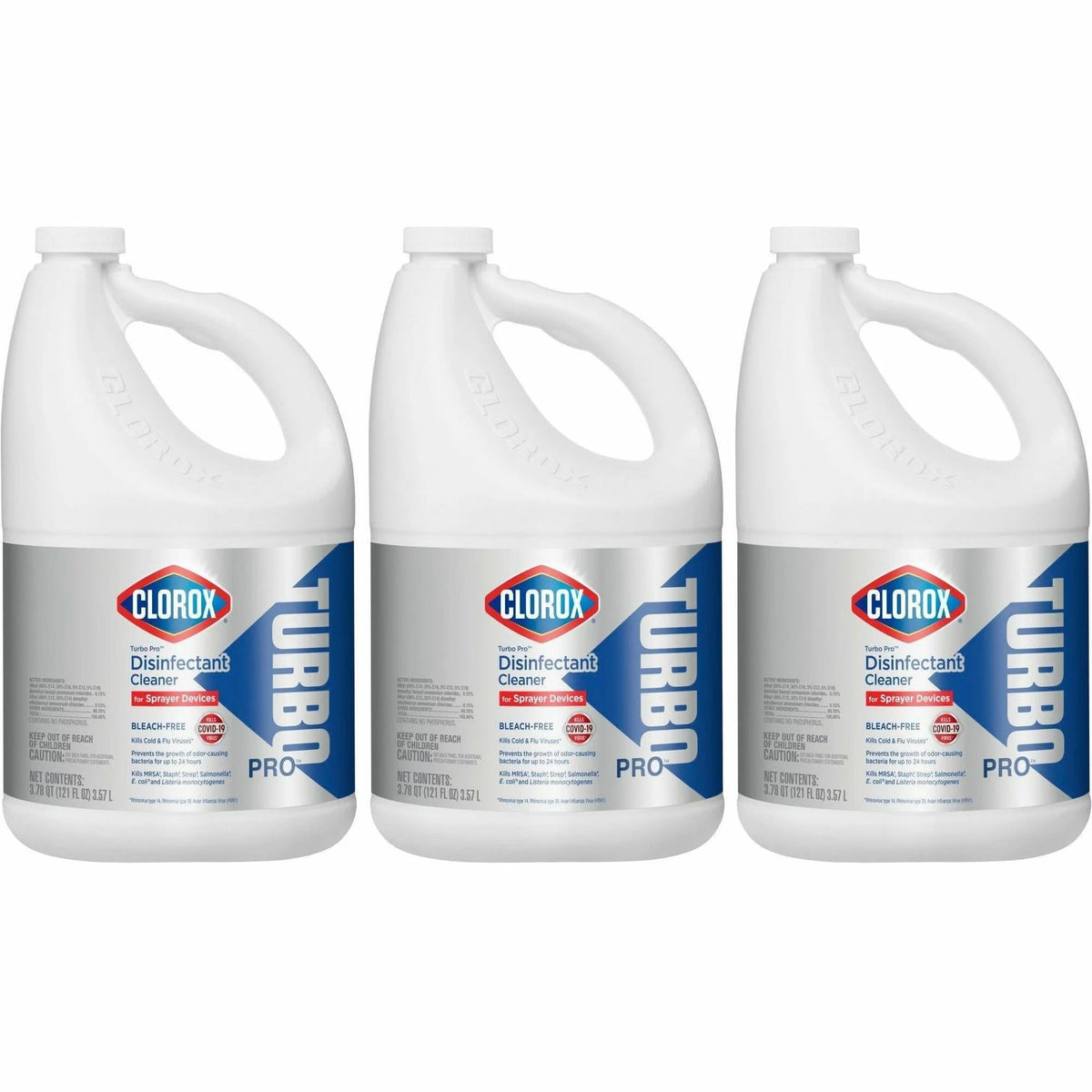 Clorox Turbo Pro Disinfectant Cleaner: Fresh Scent Antibacterial - 121 fl oz - Disinfectants