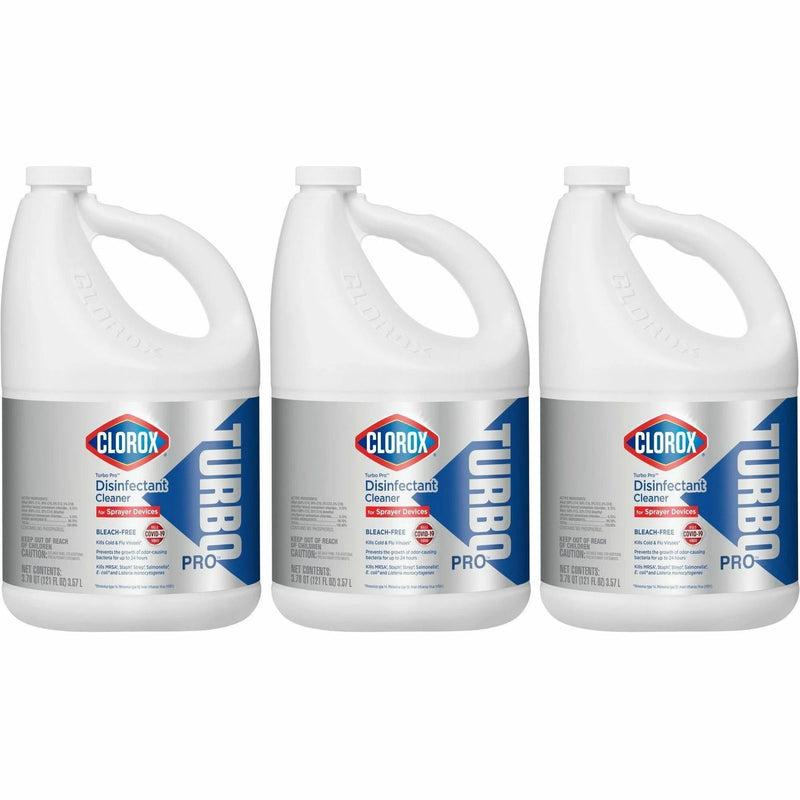 Clorox Turbo Pro Disinfectant Cleaner: Fresh Scent Antibacterial - 121 fl oz - Disinfectants