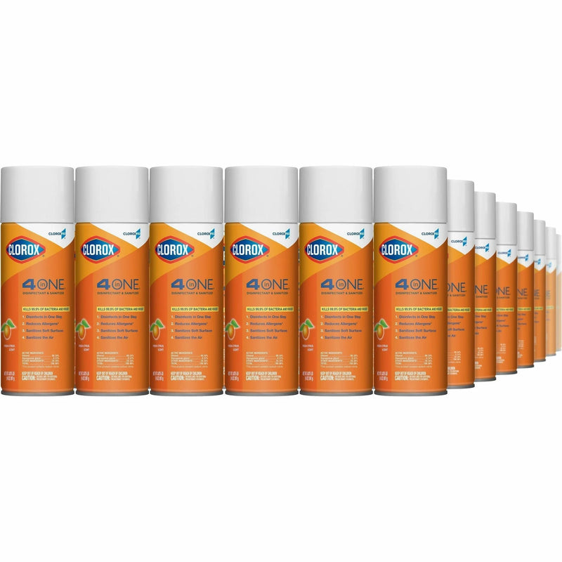 CloroxPro™ 4 in One Disinfectant & Sanitizer - Fresh Citrus Scent - 1596/Pallet - Disinfectants