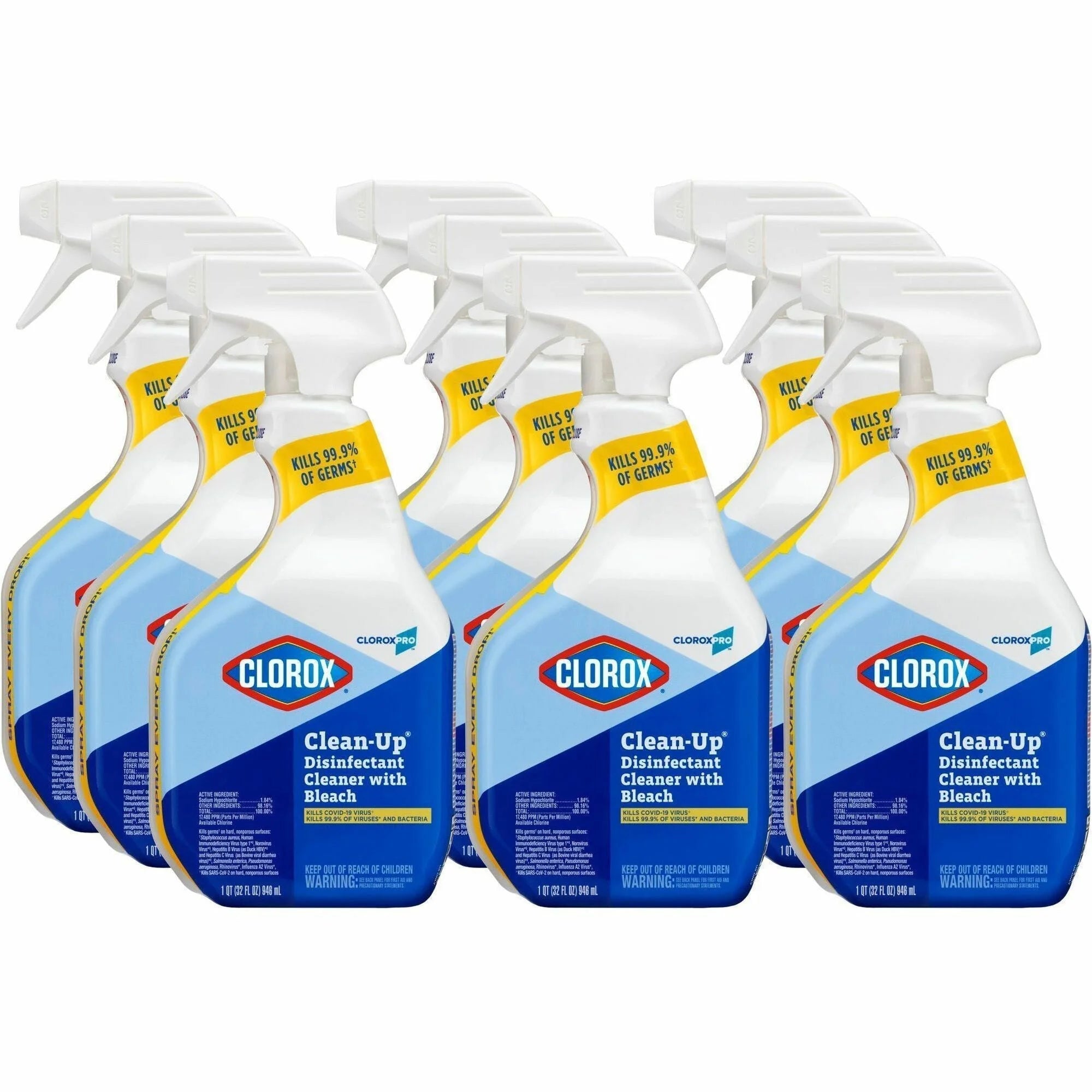 CloroxPro™ Clean-Up Disinfectant Spray: Restroom & Surface Cleaner - Disinfectants