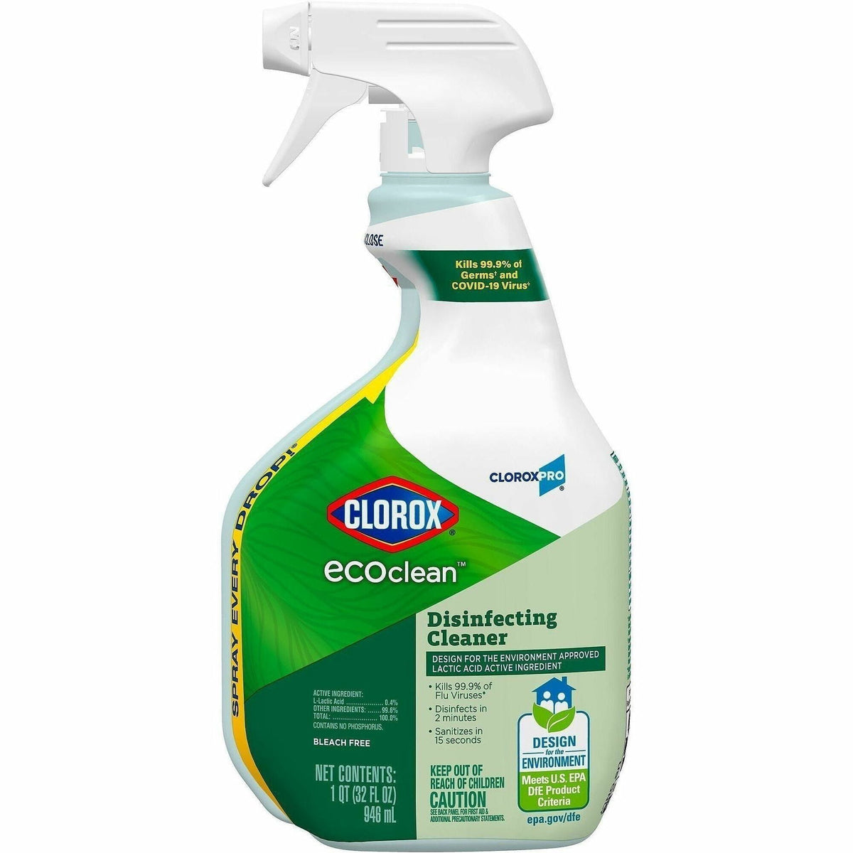 CloroxPro™ EcoClean Disinfecting Cleaner Spray - 2000