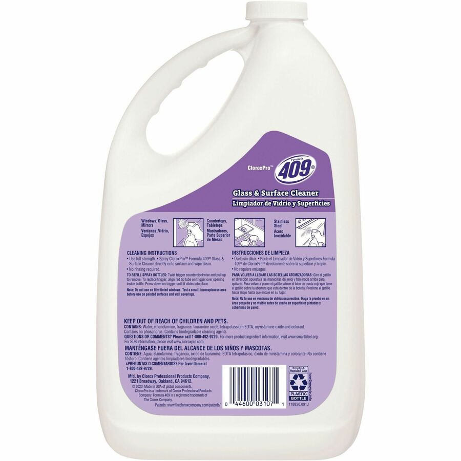 CloroxPro&trade; Formula 409 Glass & Surface Cleaner Refill - Rear