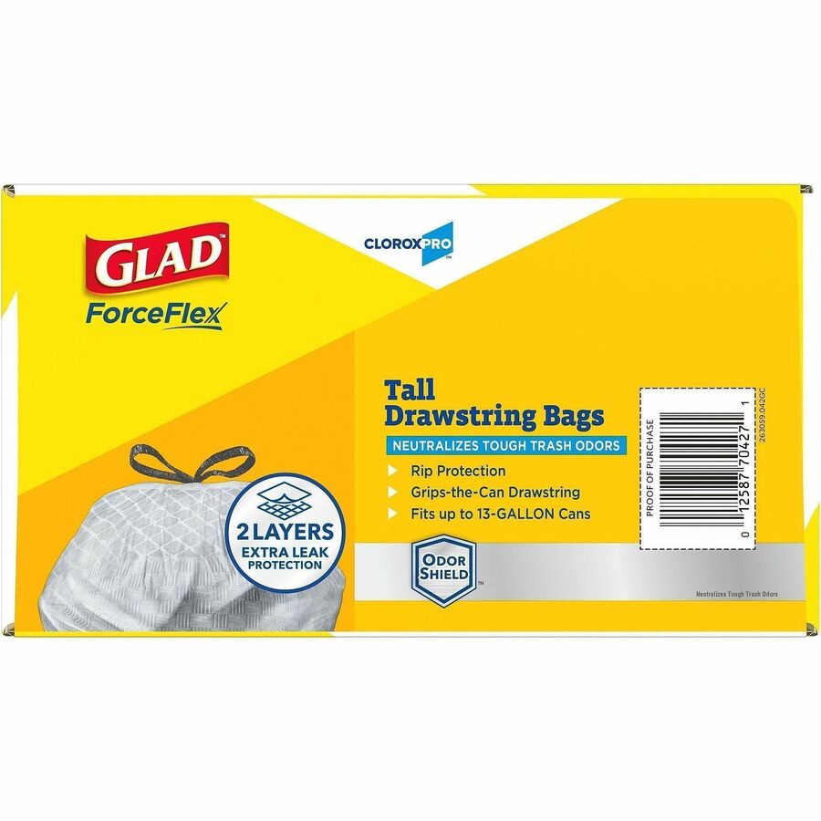 CloroxPro™ Glad® ForceFlex Tall Kitchen Drawstring Trash Bags - Alternate-Image12