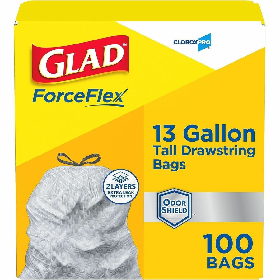 CloroxPro™ Glad® ForceFlex Tall Kitchen Drawstring Trash Bags - Alternate-Image14