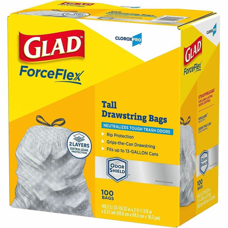 CloroxPro™ Glad® ForceFlex Tall Kitchen Drawstring Trash Bags - Alternate-Image9