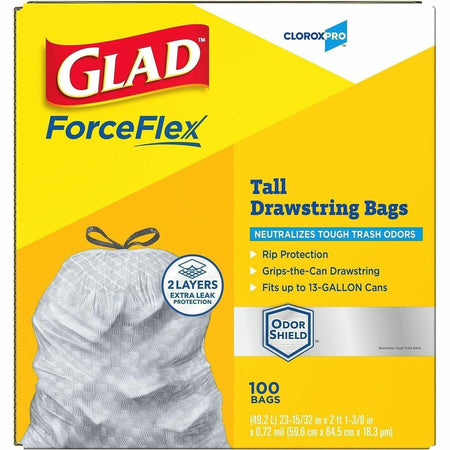 CloroxPro™ Glad® ForceFlex Tall Kitchen Drawstring Trash Bags - Alternate-Image2