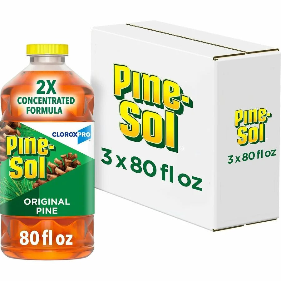 CloroxPro Pine-Sol Multi-Surface Cleaner: Original Pine Scent 80 fl oz - Deodorize Disinfect Dilute - Disinfectants