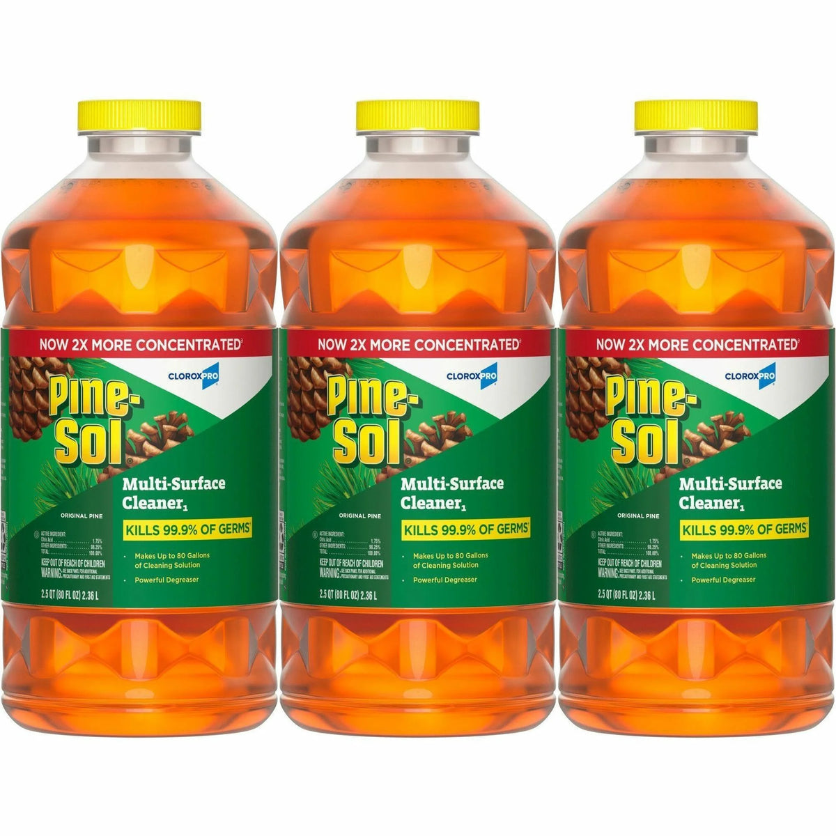 CloroxPro Pine-Sol Multi-Surface Cleaner: Original Pine Scent 80 fl oz - Deodorize Disinfect Dilute - Disinfectants