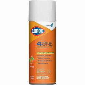 CloroxPro® 4 in One Disinfectant & Sanitizer - 14 fl oz (0.4 quart) - Fresh Citrus Scent - 1 Each - Deodorize