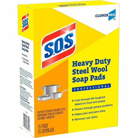 CloroxPro™ S.O.S&reg; Steel Wool Soap Pads - Right