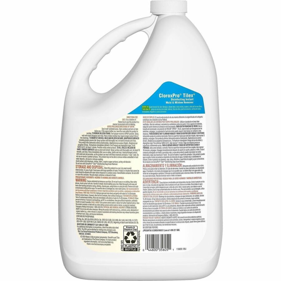 CloroxPro™ Tilex Disinfecting Instant Mold and Mildew Remover Refill - Rear