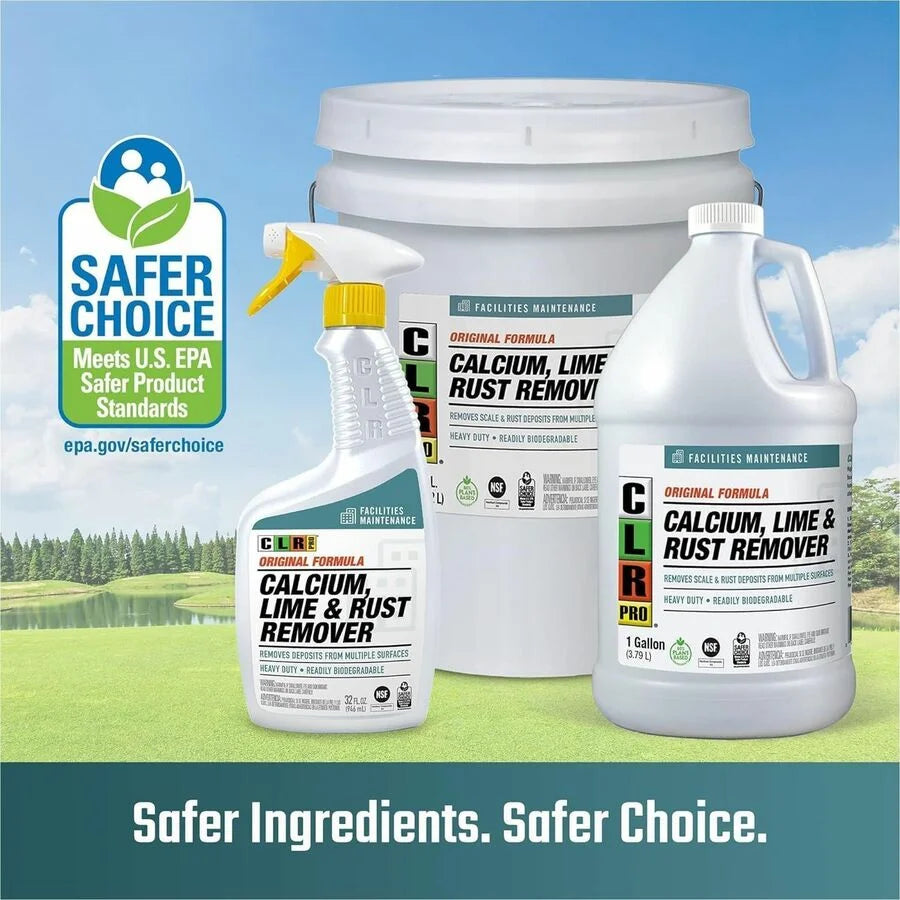 CLR Pro Heavy-Duty Cleaner & Degreaser - Multipurpose 32 fl oz - 6/Carton - Specialty Cleaners